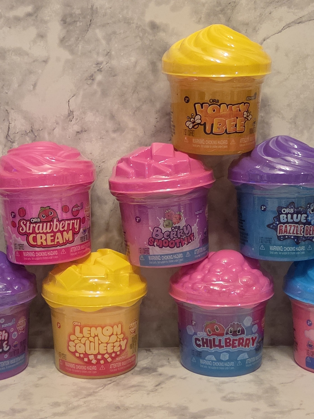 Orb GOAT Scented Slimes - 8 Piece Set